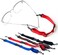 Auivguiv Eyeglasses Holder Strap Adjustable Sunglasses Straps Eyewear Glasses Retainers Lanyard Sports Swimming Anti-Slip Hooks For Kids Adults - 4 Pcs