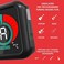 KLIQ Music Gear UberTuner - Professional Clip-On Tuner for All Instruments (multi-key modes) - with Guitar, Ukulele, Violin, Bass &amp; Chromatic Tuning Modes (also for Mandolin and Banjo), Black