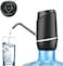 D DATADAGO 5 Gallon Electric Drinking Portable Water Dispenser, Universal USB Charging Water Bottle Pump For 2-5 Gallon With 2 Silicone