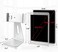 AboveTEK Elegant Aluminum iPad Pro Stand - Swivel iPad Air/Mini Kiosk POS Stand - Two Mount Holders 7"~13" Interactive iOS/Android Tablet Stand for Retail Store Showcase/Office Desk/Kitchen Countertop