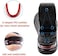 ERGOfoot Height Increase Insoles 4-Layer 3.54 inch Air Cushion Taller Shoes Insoles Heel Insert for Men and Women