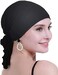 osvyo Cotton Chemo Turbans Headwear Beanie Hat Cap for Women Cancer Patient Hairloss