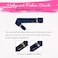 Hollywood Fashion Secrets Hip Hugger, Navy, Elastic Belt Alternative, One Size