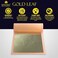 BARNABAS BLATTGOLD Genuine Gold Leaf Sheets 18k - - 3.1 inches - 25 Sheets Booklet - Loose Leaf