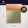 BARNABAS BLATTGOLD Genuine Gold Leaf Sheets 18k - - 3.1 inches - 25 Sheets Booklet - Loose Leaf