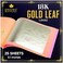 BARNABAS BLATTGOLD Genuine Gold Leaf Sheets 18k - - 3.1 inches - 25 Sheets Booklet - Loose Leaf