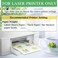 KOALA PAPER Waterslide Decal for Laser Printer - Clear Transparent - 25 Sheets Printable Water Slide Transfer - 8.5x11 Inches