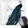 3dRose Vintage Peacock Mouse Pad (mp_183272_1)