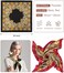 Senker Fashion 2 PCS Womens Satin Scarf Large Square Silk Feeling Head Hair Scarves Wraps for Sleeping 35 x 35 inches