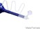 KELUSHI One Click Fiber Optic Cleaner Connector End Face Fiber Cleaning Pen for 1.25mm LC/MU Connectors(Blue)