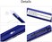 KELUSHI One Click Fiber Optic Cleaner Connector End Face Fiber Cleaning Pen for 1.25mm LC/MU Connectors(Blue)