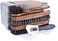 FootFitter Classic Shoe Shine 7-Piece Brush Set - 2 Daubers, 2 Horsehair Brushes, 2 Microfiber Shine Cloths, 1 Suede/Nubuck Sneaker Cleaner!