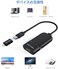 ويفلينك محول رسومات فيديو USB 3.0 الى HDMI مع صوت لشاشات متعددة حتى 2048 × 1152، محول بطاقة فيديو خارجي لجهاز العرض يدعم ويندوز 10/8/7/اكس بي - اسود