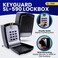 KeyGuard SL-590 Punch Button Lock Box - Secure Wall Mount Key Storage for Homes, Offices, and Rentals