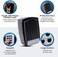 KeyGuard SL-590 Punch Button Lock Box - Secure Wall Mount Key Storage for Homes, Offices, and Rentals
