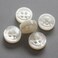 YaHoGa 20 Pieces Genuine White Mother of Pearl Shirt Buttons 10mm 16L 4MM Thickness Real MOP Shirt Buttons 10mm 20pcs white MOP11-white