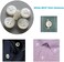 YaHoGa 20 Pieces Genuine White Mother of Pearl Shirt Buttons 10mm 16L 4MM Thickness Real MOP Shirt Buttons 10mm 20pcs white MOP11-white