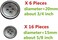 YaHoGa 22 Pieces Genuine Smoke Mother of Pearl Blazer Buttons Suit Buttons Set 20mm 15mm Natural Grey MOP Buttons Bulk for Men (Smoke MOP)