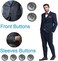 YaHoGa 22 Pieces Genuine Smoke Mother of Pearl Blazer Buttons Suit Buttons Set 20mm 15mm Natural Grey MOP Buttons Bulk for Men (Smoke MOP)