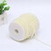 B&amp;S Feel 5mm Faux Pearl Beads Garland Pearl Bead Roll Strand for Wedding Party Decoration 99 Feet Roll Ivory