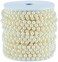 B&amp;S Feel 5mm Faux Pearl Beads Garland Pearl Bead Roll Strand for Wedding Party Decoration 99 Feet Roll Ivory