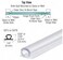 CRL Translucent Vinyl Bulb Seal with Pre-Applied Tape for 7/32