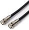 THE CIMPLE CO - BNC Cable, Made in The USA, Black RG6 HD-SDI and SDI Cable (with Two Male BNC Connections) - 75 Ohm, Professional Grade, Low Loss Cable - 25 feet (25)