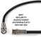 THE CIMPLE CO - BNC Cable, Made in The USA, Black RG6 HD-SDI and SDI Cable (with Two Male BNC Connections) - 75 Ohm, Professional Grade, Low Loss Cable - 25 feet (25)