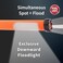 Nightstick NSP-1260 مصباح LED متعدد الأغراض، برتقالي