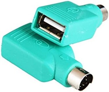 محول PS2 الى USB انثى، محول محول PS/2 ذكر للكيبورد والماوس من اوكسبور (ملحوظة: لا يمكن مطابقة جميع اللوحات الام)