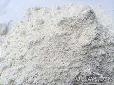 UCLAYS KAOLIN Clay Powder (grind) edible natural for eating (food) and facial detox, 4 oz (113 g)
