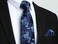 HISDERN Men's Wedding Tie and Handkerchief Houndstooth Check Plaid Tie Party Business Formal Necktie &amp; Pocket Square Set&hellip;