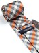 HISDERN Men's Wedding Tie and Handkerchief Houndstooth Check Plaid Tie Party Business Formal Necktie &amp; Pocket Square Set&hellip;