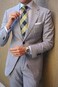 HISDERN Men's Wedding Tie and Handkerchief Houndstooth Check Plaid Tie Party Business Formal Necktie &amp; Pocket Square Set&hellip;
