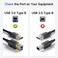 كيبل ماترز كابل USB 3.0 نوع ايه الى بي من سوبر سبيد باللون الاسود بطول 10 قدم