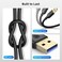 كيبل ماترز كيبل USB 3.0 من قطعتين (كيبل USB الى USB ذكر الى ذكر) باللون الاسود بطول 6 قدم