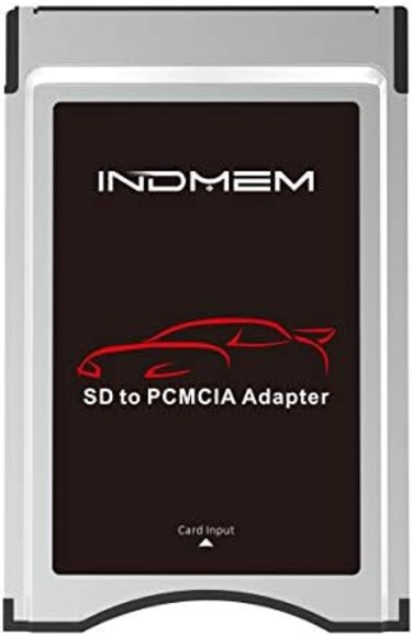Sinobright PCMCIA to SD Card Memory Card Adapter SDHC to PC Card Converter Reader for Mercedes Benz S, E, C, GLK, CLS Class COMAND APS System Media Player