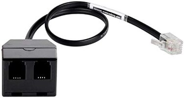 VoiceJoy Telephone RJ9 4P4C Training Adapter Y Splitter for Headset or Handset Splitter for Office Phones