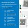 Traceable Calibrated Digital Fridge Thermometer/Freezer Thermometer with Bottle Probe, &ndash;58 to 158 Fahrenheit, Accuracy of 1 Degree Celsius