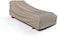 Budge P2W01PM1-2PK English Garden Patio Chaise Lounge Chair Cover (2 Pack) Heavy Duty and Waterproof, Large (2-Pack), Tan Tweed