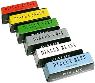 JTS Dialux Jewelry Polishing 6 Bars Jewelers Rouge Polish Jewelry and Metals