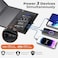 BigBlue 28W Solar Charger Foldable with Digital Ammeter, Outdoor Solar Powered Charger With SunPower Solar Panels Dual USB Ports(5V/4A Overall) for iPhone iPad Samsung Galaxy LG Cellphones and Devices