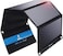 BigBlue 28W Solar Charger Foldable with Digital Ammeter, Outdoor Solar Powered Charger With SunPower Solar Panels Dual USB Ports(5V/4A Overall) for iPhone iPad Samsung Galaxy LG Cellphones and Devices