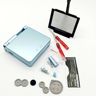 EXSEK Replacement Housing Shell Pack Compatible with Nintendo Gameboy Advance SP (Light Green)
