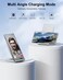 NANAMI Fast Wireless Charger, Qi Certified Charger Wireless Charging Stand Compatible iPhone X/XS/XR/XS Max/8/8 Plus,Samsung Galaxy S10 S10+ S9 S9+ S8 S8+ S7 S7edge Note10/9/8 and All Qi-Enabled Phone