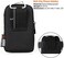 VIIGER Versatile Nylon Dual Phone Holster Cellphone Belt Case Holder Mens Belt Pouch w/Clip Smartphone Belt Loop Pouch Bag 2 Zipper Pockets Compatible with iPhone 15 Pro Max Case 16 Pro S25, Black