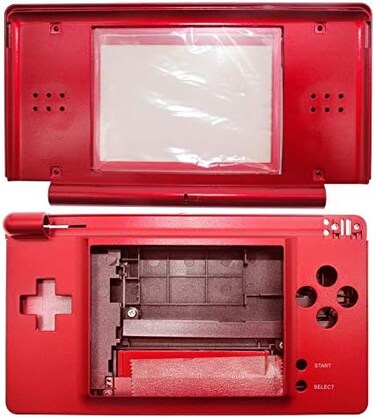OSTENT Full Repair Parts Replacement Housing Shell Case Kit for Nintendo DS Lite NDSL Color Red