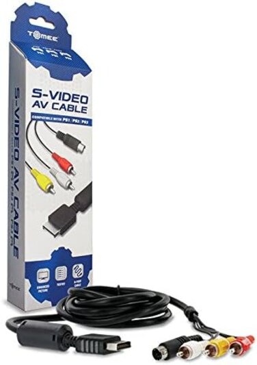 Tomee S-Video AV Cable for PS3/ PS2/ PS1 [video game]