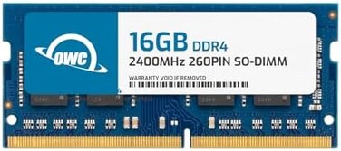 ذاكرة 16GB 2400MHZ DDR4 SO-DIMM PC4-19200 متوافقة مع اي ماك 2017 27 انش مع شاشة ريتينا 5K من او دبليو سي، (OWC2400DDR4S16G)