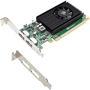 PNY انفيديا NVS 310 512MB DDR3 PCI اكسبرس الجيل 2 × 16 ديسبلاي بورت 1.2، لوحة رسومات احترافية متعددة الشاشات، VCNVS310DP-PB